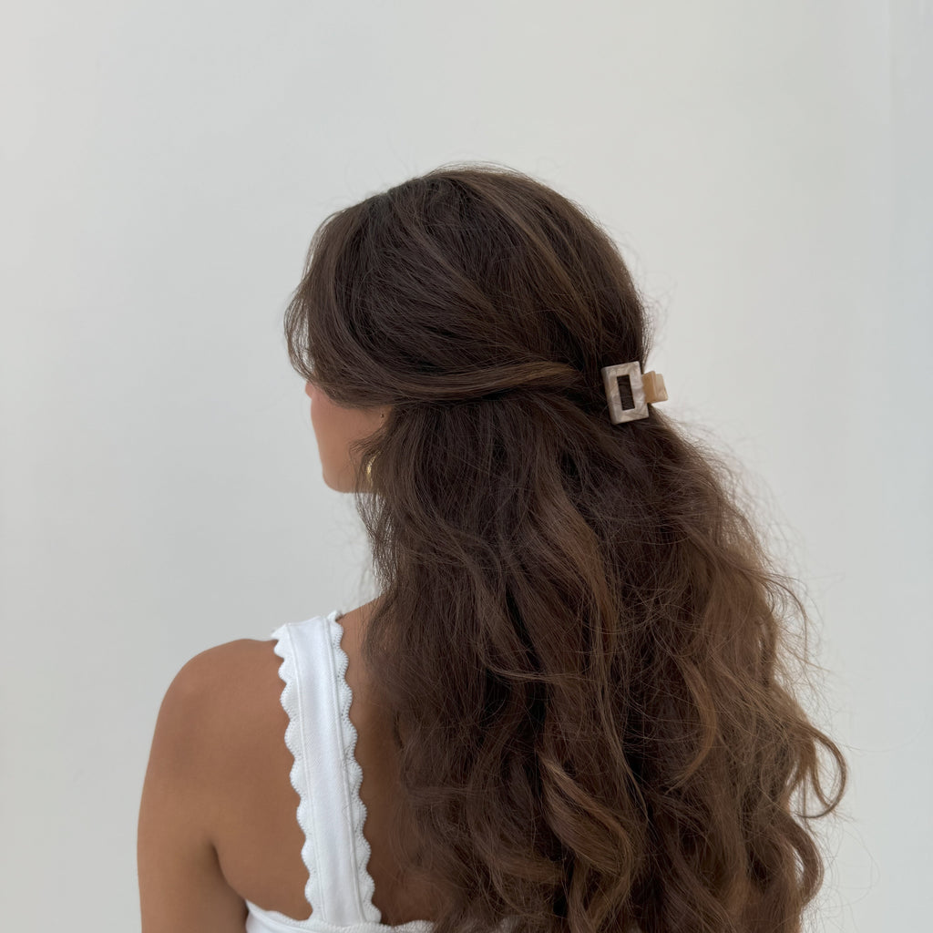 Ecofriendly Acetate Mini Square Claws - Mocha Set