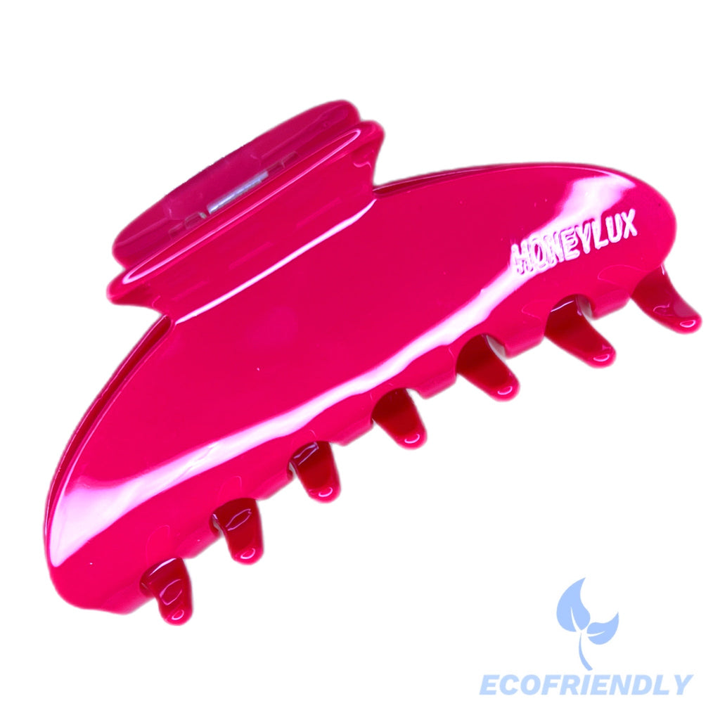 Ecofriendly Acetate Round Claw - Fuchsia