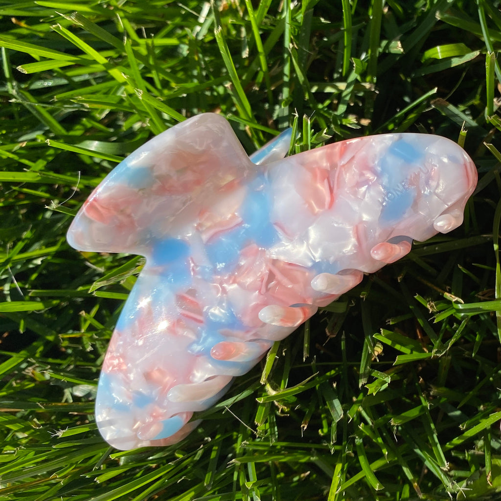 Ecofriendly Acetate Round Claw - Candy Cloud